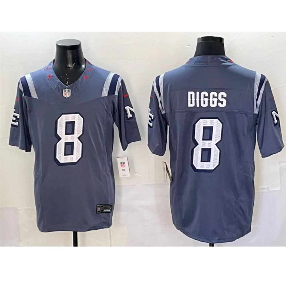 Stefon Diggs Vapor Jersey Stitched Storm Blue Can Choose Mens Youths - Picture 2 of 2